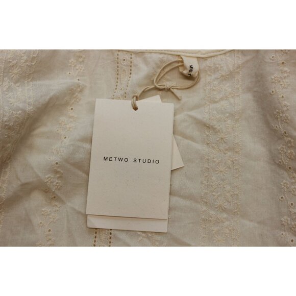 Metwo women's Victorian Gunne Sax style embroidered blouse L‎ - Picture 7 of 11